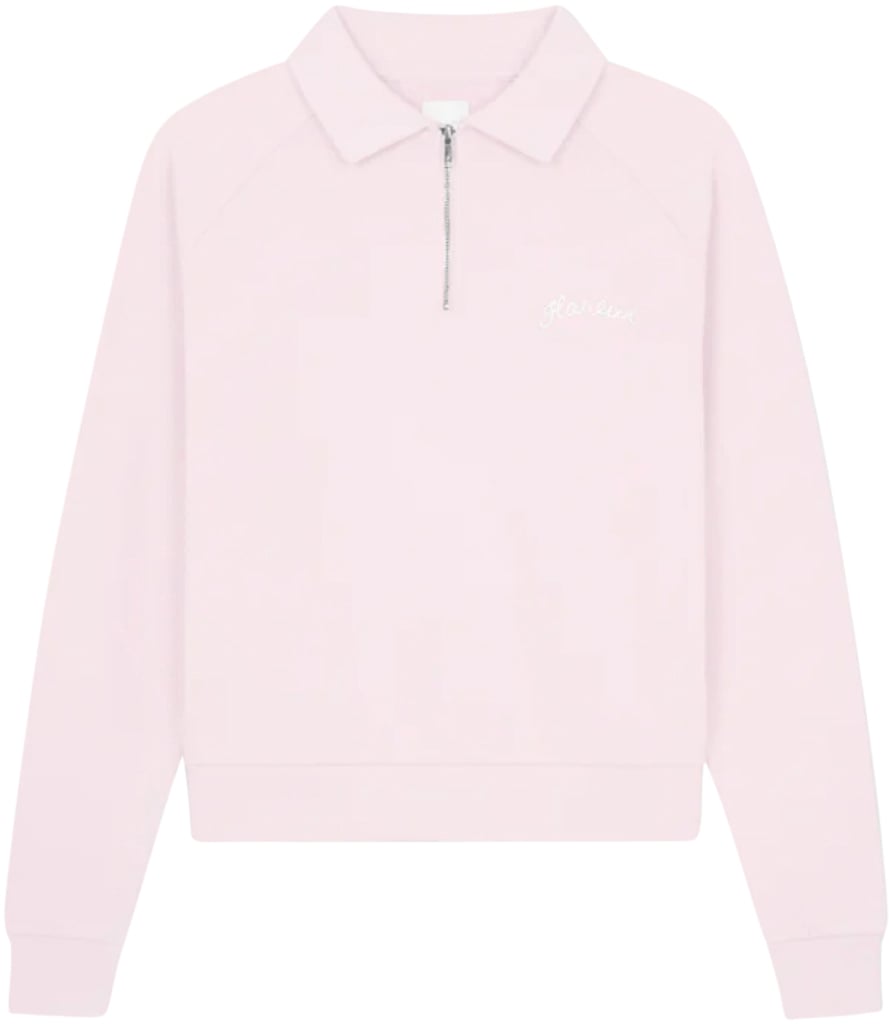FLÂNEUR Signature Raglan Half Zip ROZE Roze