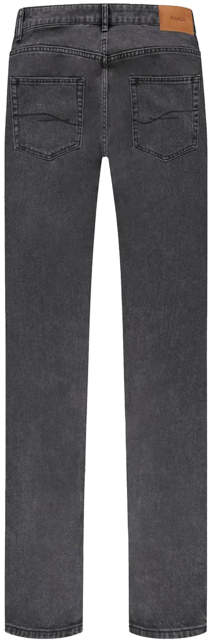 FLÂNEUR STRAIGHT JEANS DARK GREY Grijs
