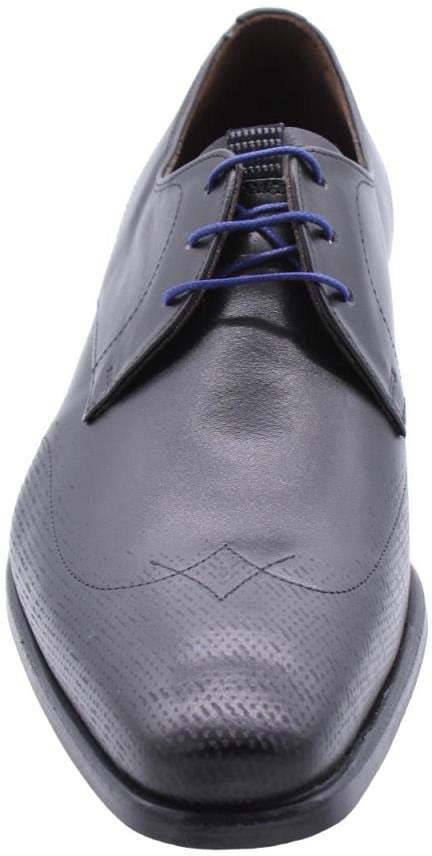 Floris van Bommel Veterschoen Black Zwart