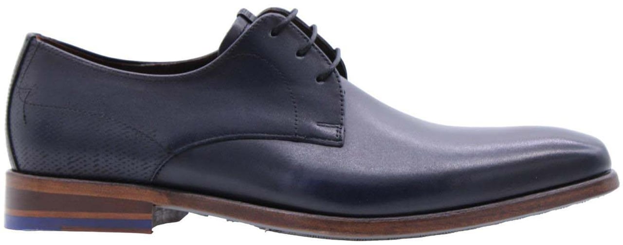 Floris van Bommel Veterschoen Blue Blauw