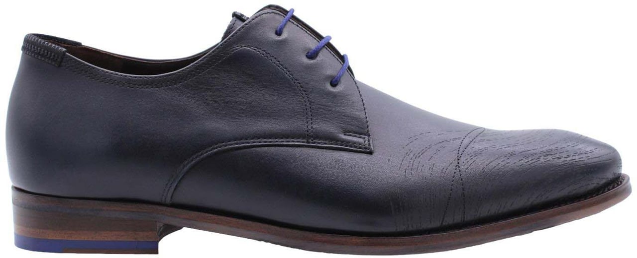 Floris van Bommel Veterschoen Blue Blauw