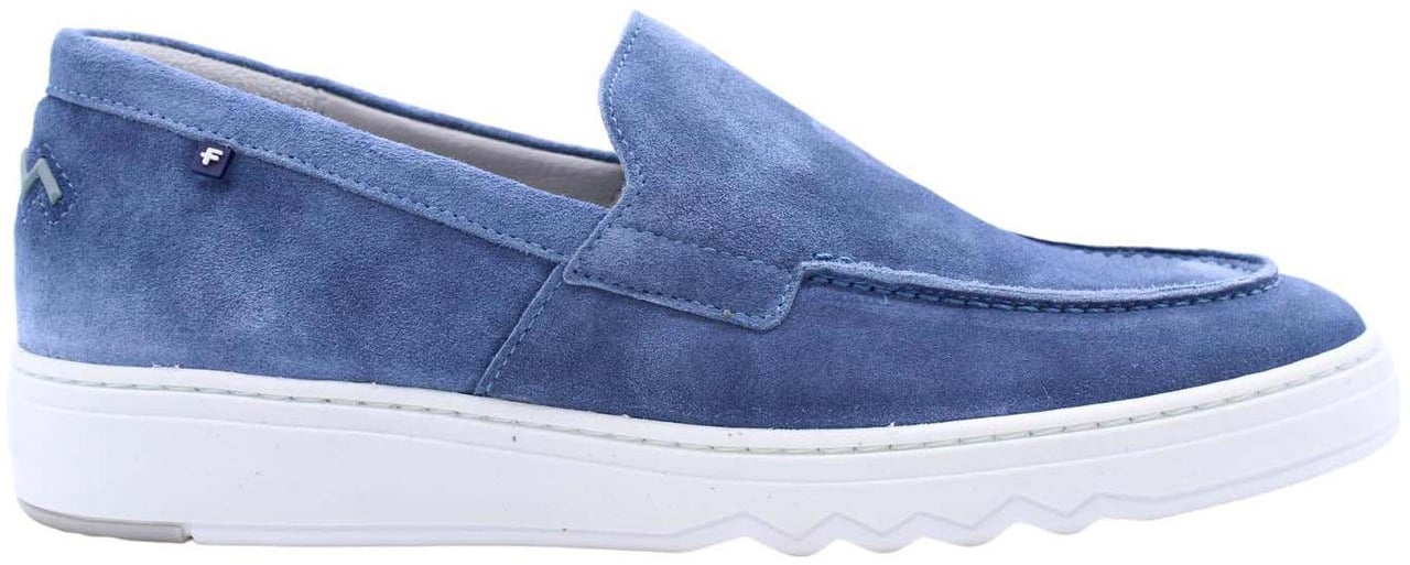 Floris van Bommel Mocassin Blue Blauw