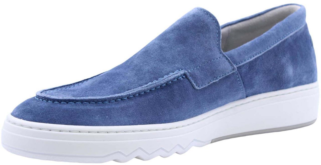 Floris van Bommel Mocassin Blue Blauw