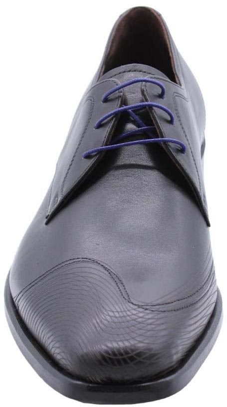 Floris van Bommel Veterschoen Black Zwart