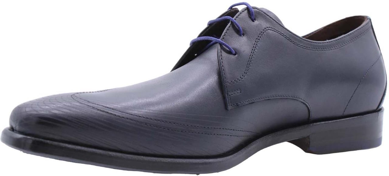 Floris van Bommel Veterschoen Blue Blauw