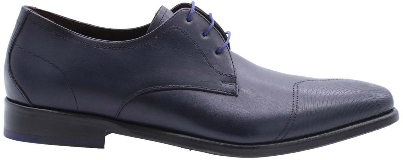 Floris van Bommel Veterschoen Blue Blauw
