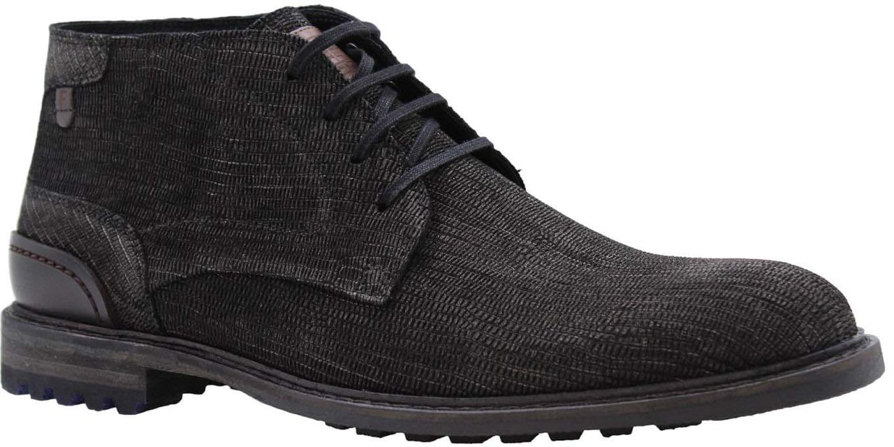 Floris van Bommel Bottine Black Zwart