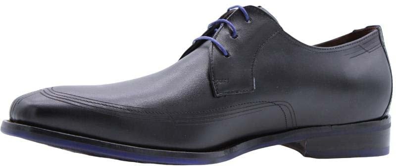 Floris van Bommel Veterschoen Black Zwart