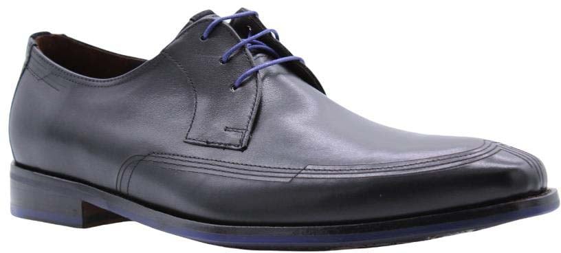 Floris van Bommel Veterschoen Black Zwart