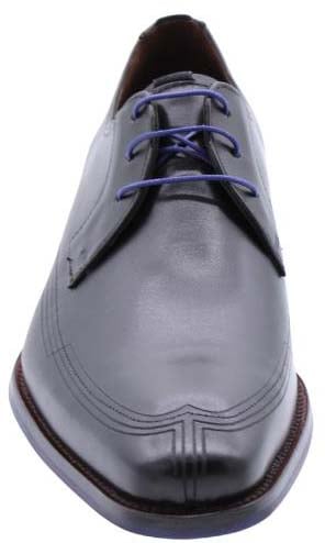Floris van Bommel Veterschoen Black Zwart