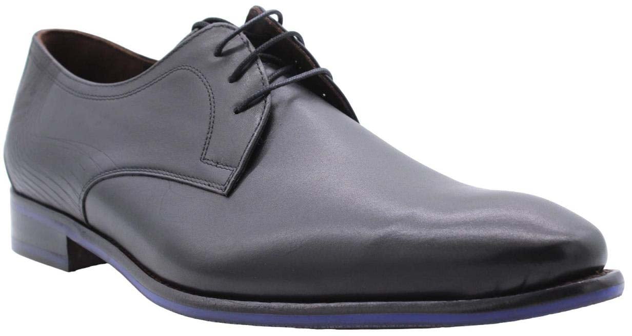 Floris van Bommel Veterschoen Black Zwart