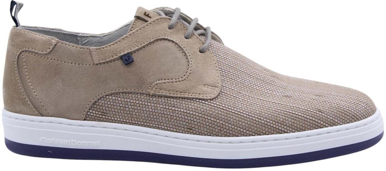 Floris van Bommel Veterschoen Beige Beige