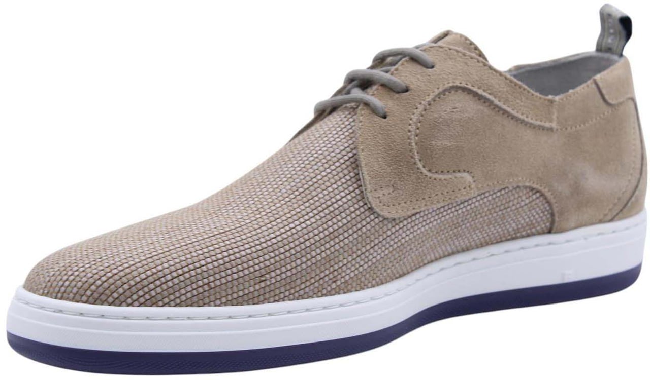 Floris van Bommel Veterschoen Beige Beige