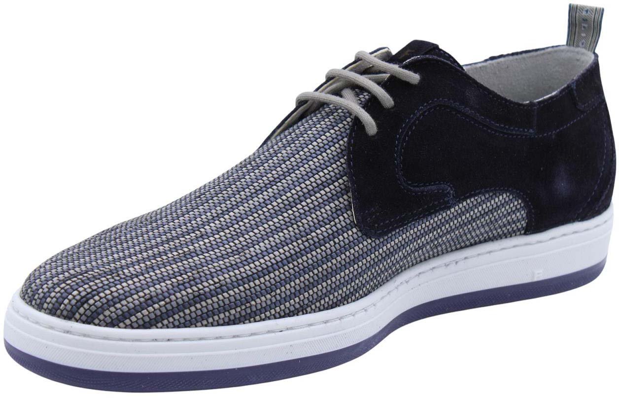 Floris van Bommel Veterschoen Blue Blauw
