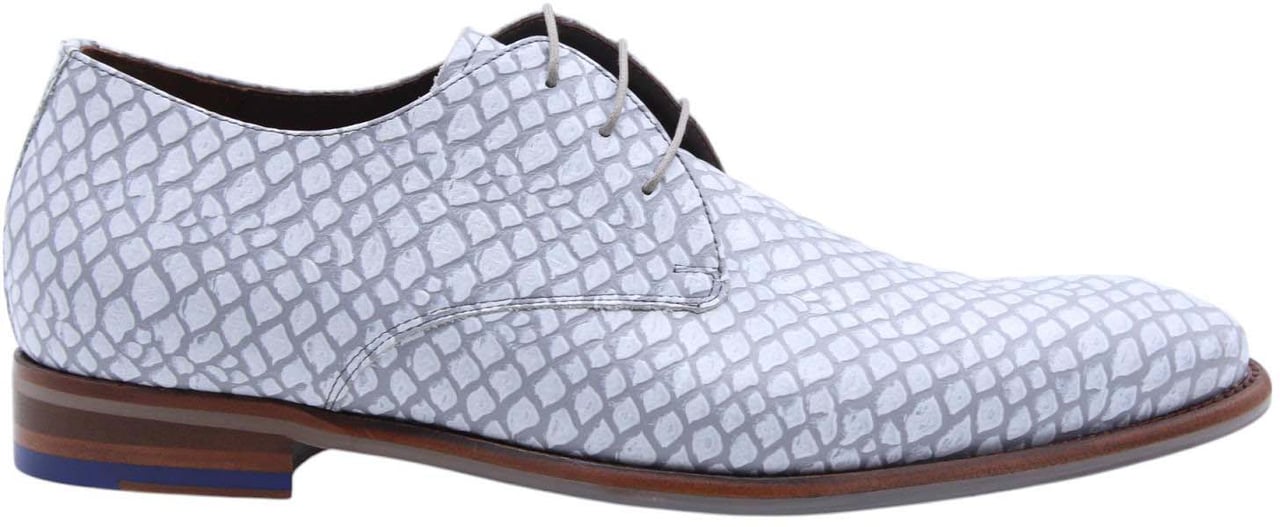 Floris van Bommel Veterschoen Gray Grijs