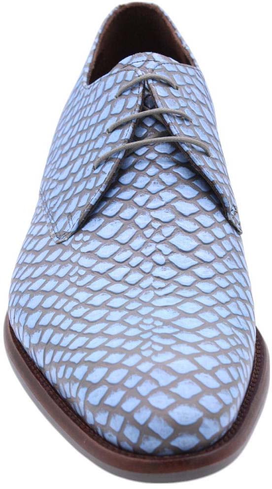 Floris van Bommel Veterschoen Blue Blauw