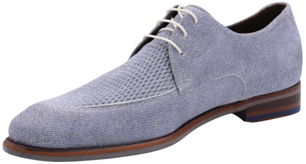 Floris van Bommel Veterschoen Blue Blauw