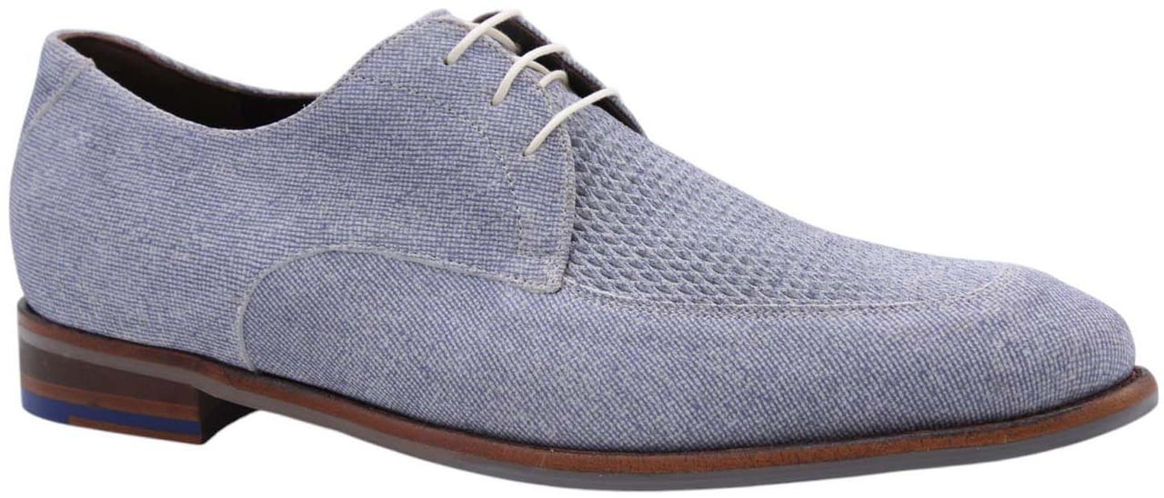 Floris van Bommel Veterschoen Blue Blauw