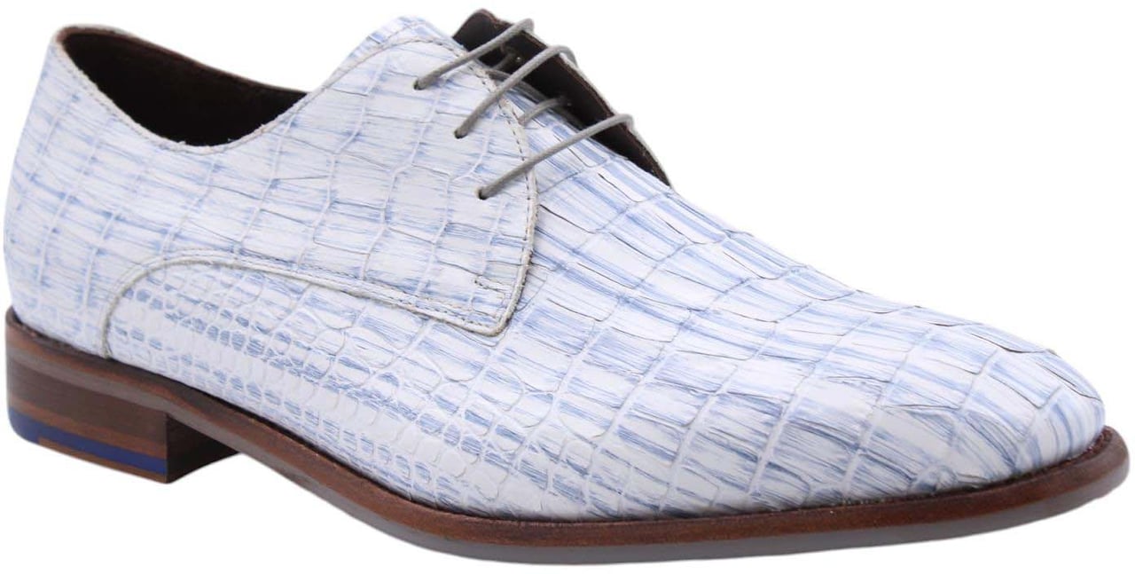 Floris van Bommel Veterschoen Blue Blauw