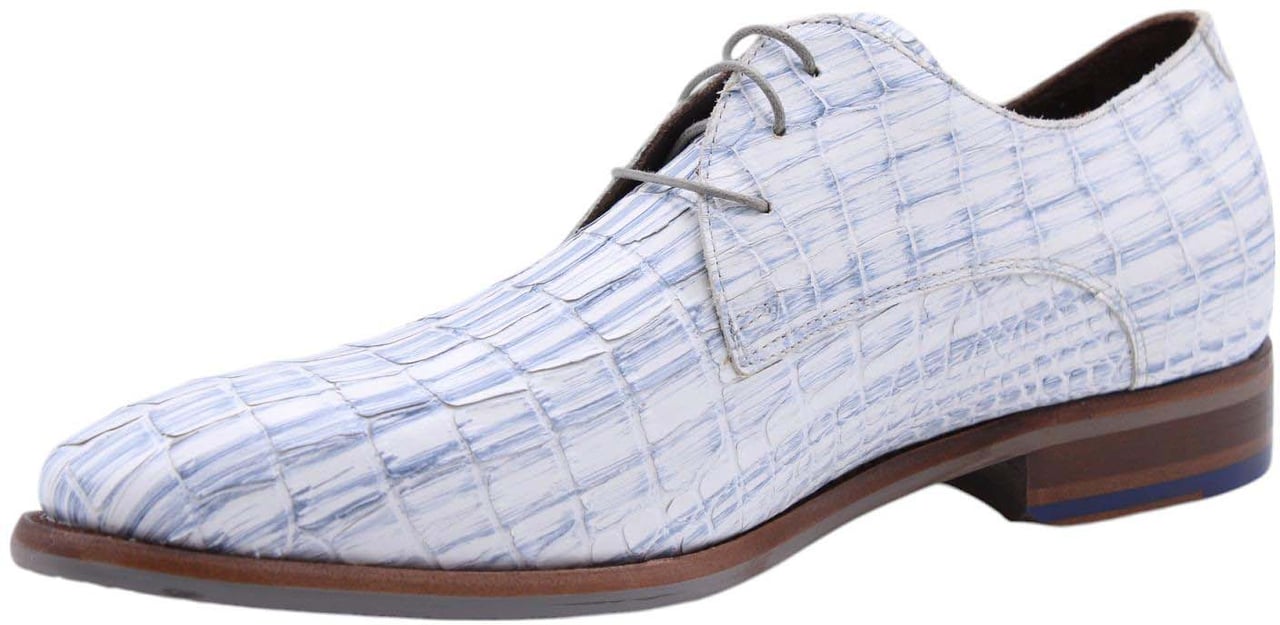 Floris van Bommel Veterschoen Blue Blauw