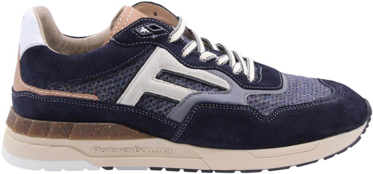 Floris van Bommel Sneaker Blue Blauw