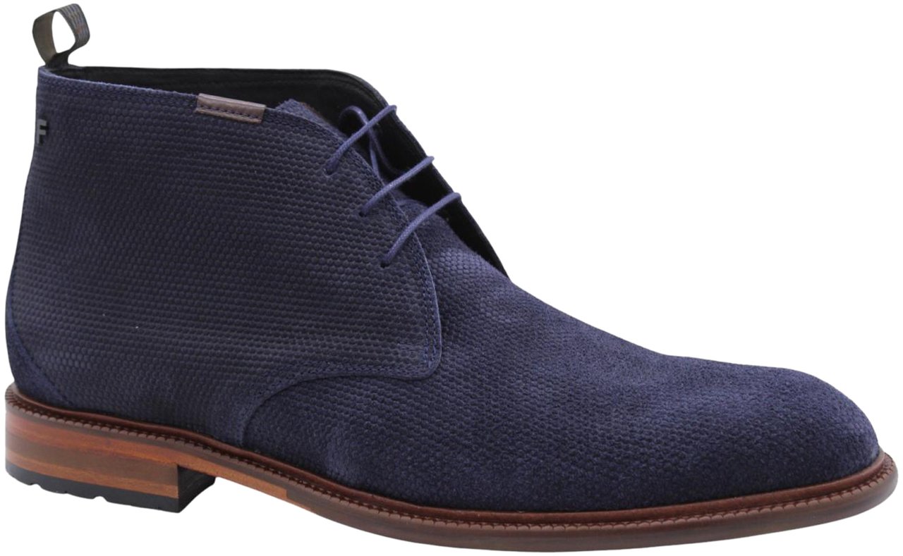 Floris van Bommel Bottine Blue Blauw