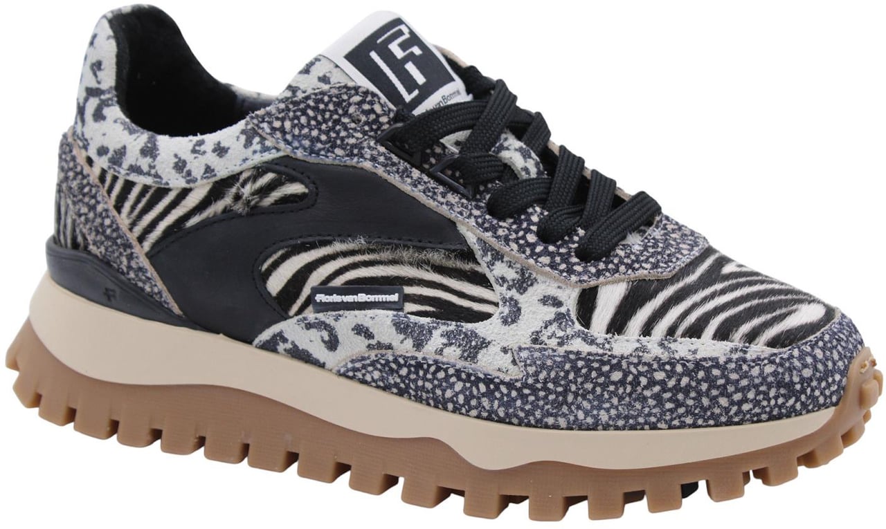 Floris van Bommel Sneaker Black Zwart