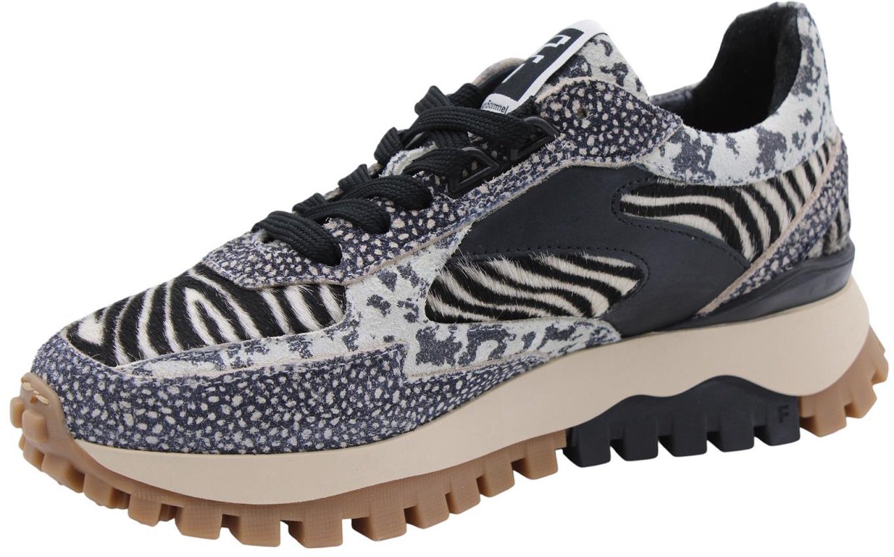 Floris van Bommel Sneaker Black Zwart