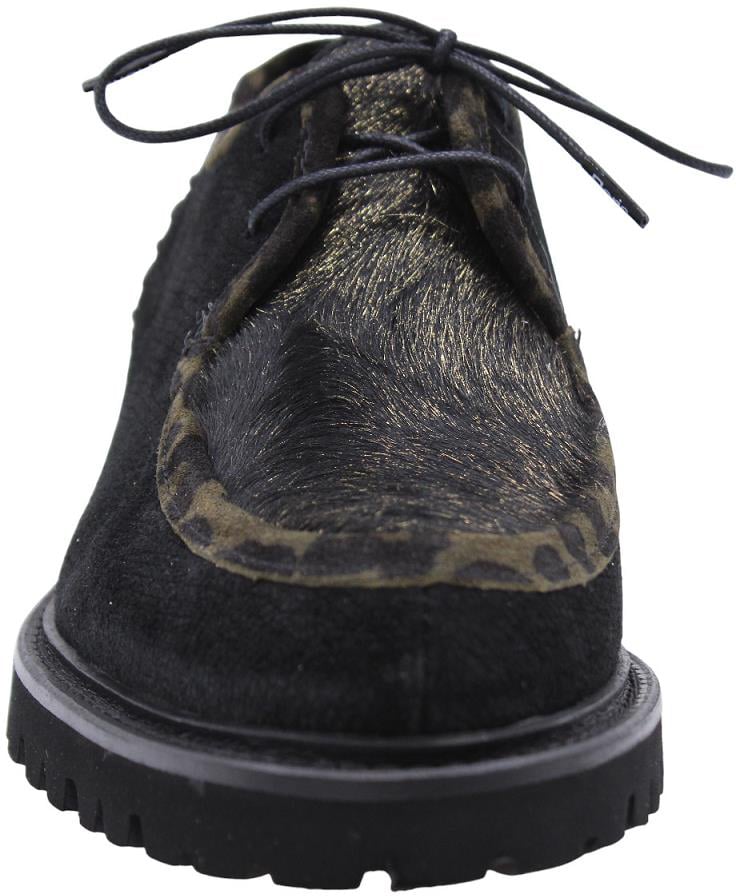Floris van Bommel Veterschoen Black Zwart