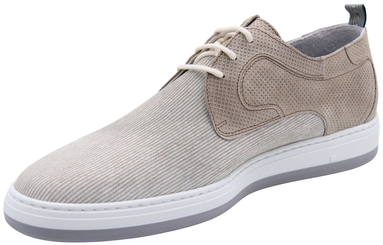 Floris van Bommel Veterschoen Beige Beige