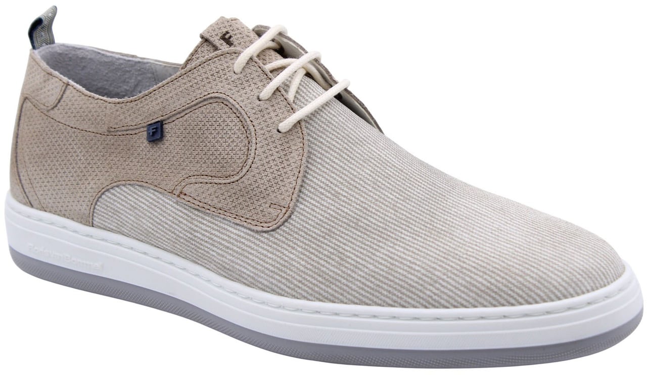 Floris van Bommel Veterschoen Beige Beige