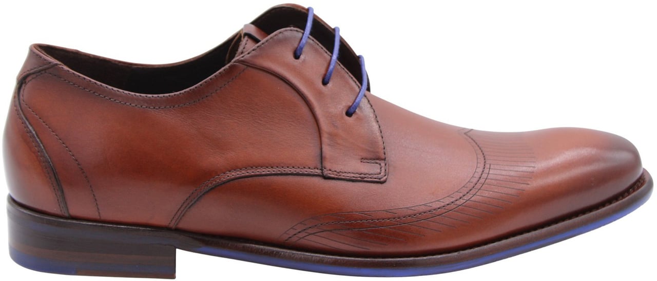Floris van Bommel Veterschoen Brown Bruin