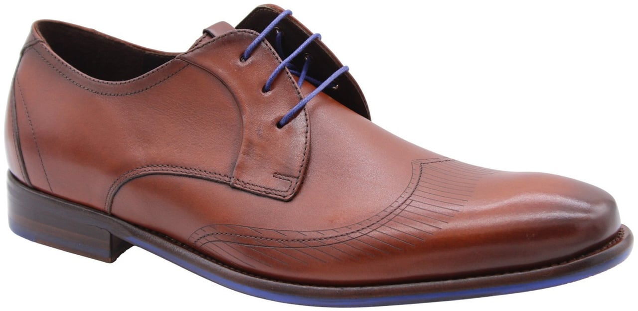 Floris van Bommel Veterschoen Brown Bruin