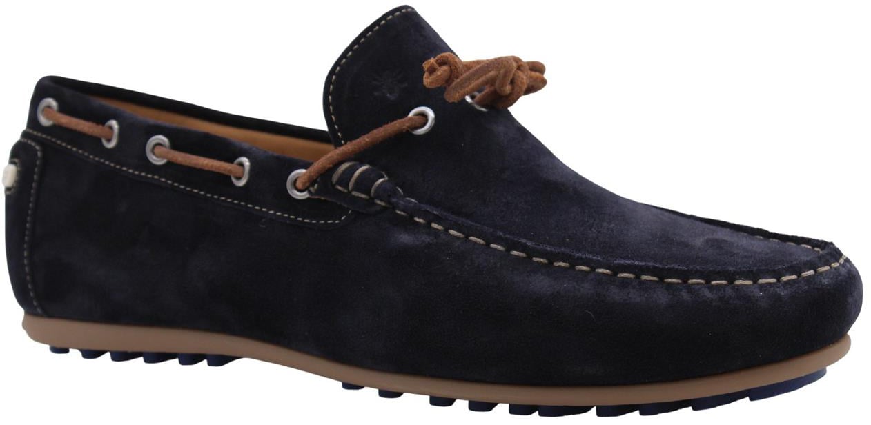 Floris van Bommel Mocassin Blue Blauw