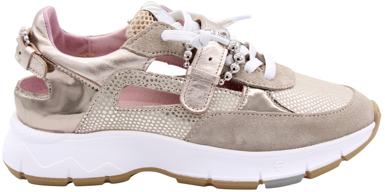 Floris van Bommel Sneaker Gold Goud