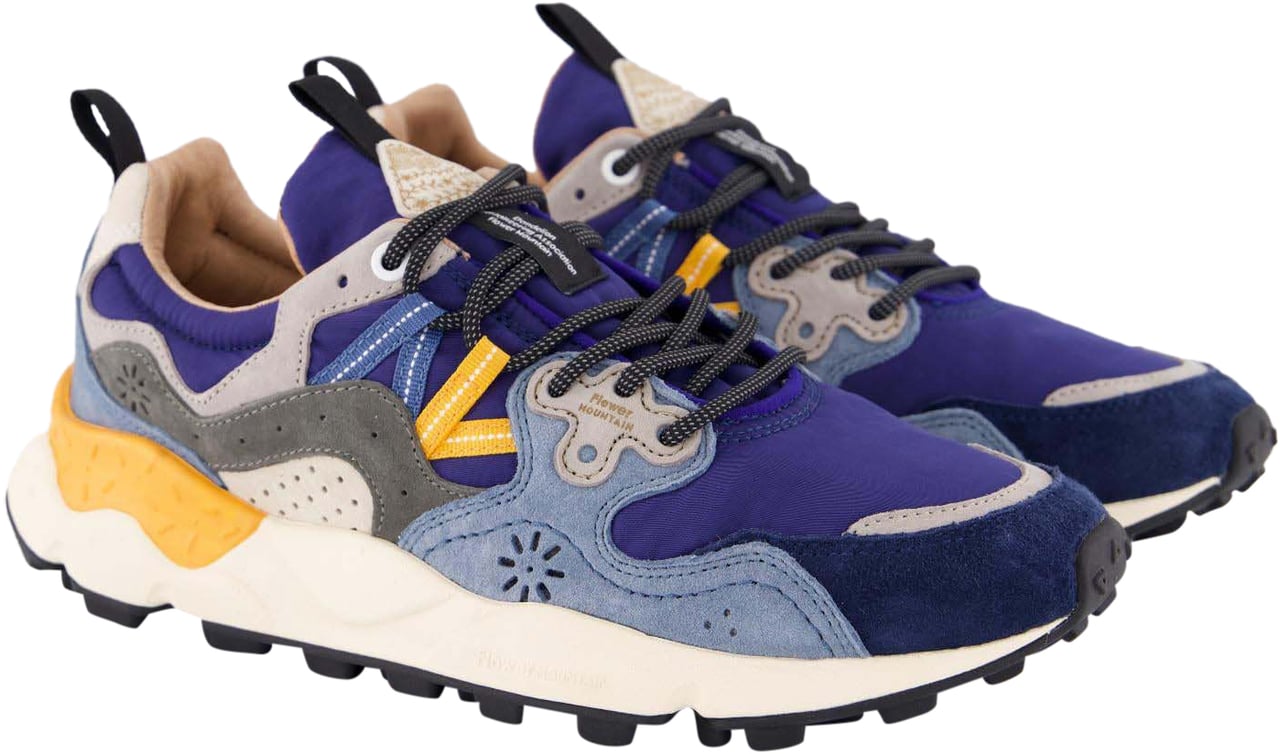 Flower Mountain Heren Yamano 3 Sneaker Blauw Blauw