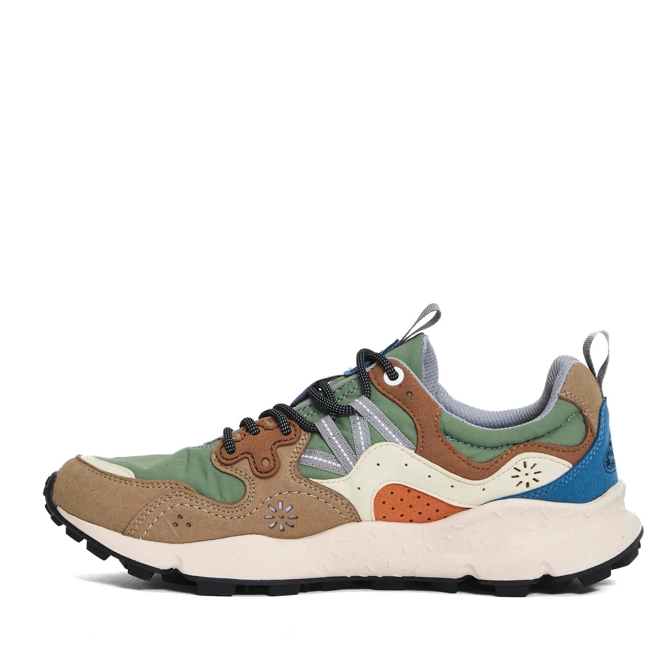 Flower Mountain Yamano Camoscio Beige Arancio E Blu Beige