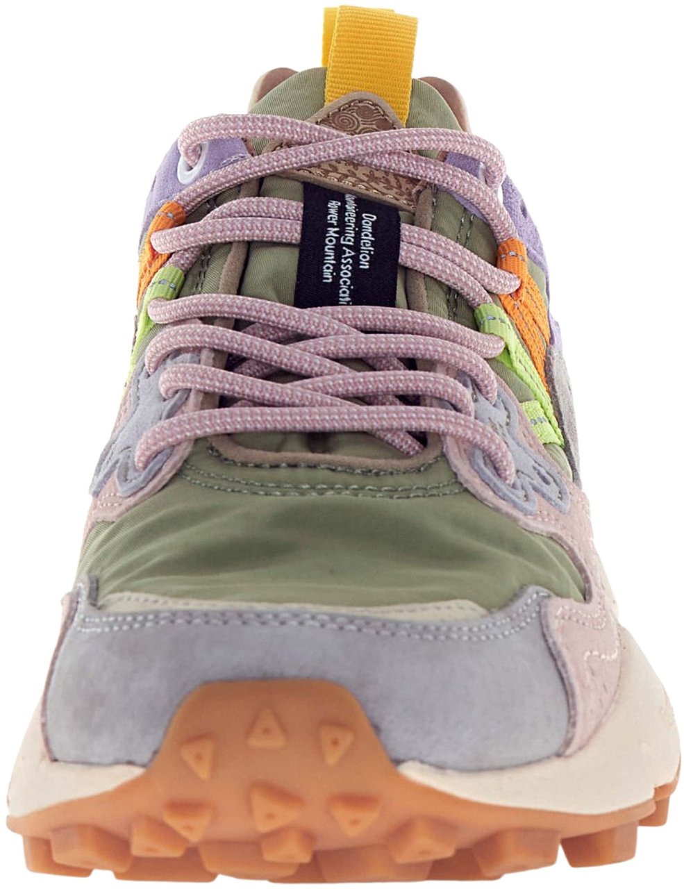 Flower Mountain Sneaker Flower Mountain modello Yamano 3 grigio chiaro verde salvia Roze