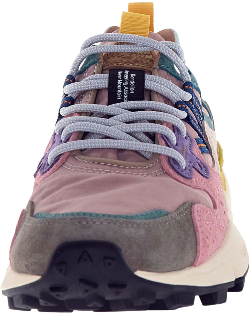 Flower Mountain Sneaker Flower Mountain modello Yamano 3 grigio e tessuto tecnico rosa Roze