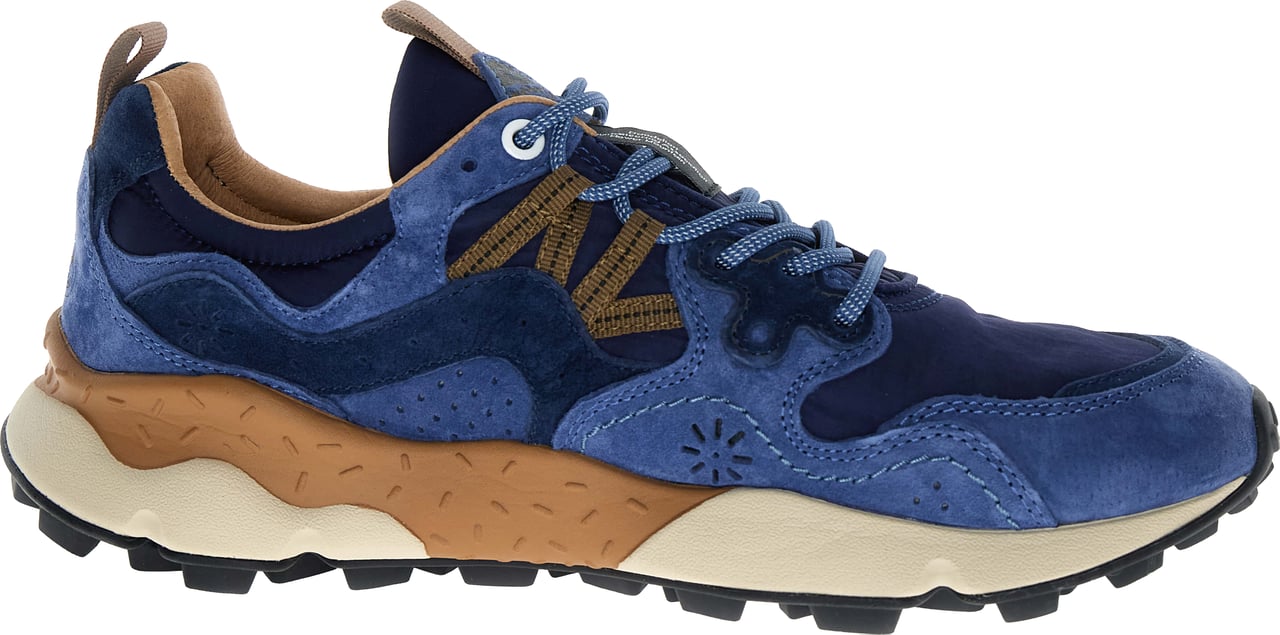 Flower Mountain Sneakers Blu Blauw