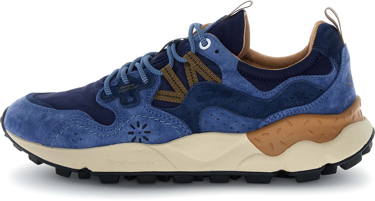 Flower Mountain Sneakers Blu Blauw