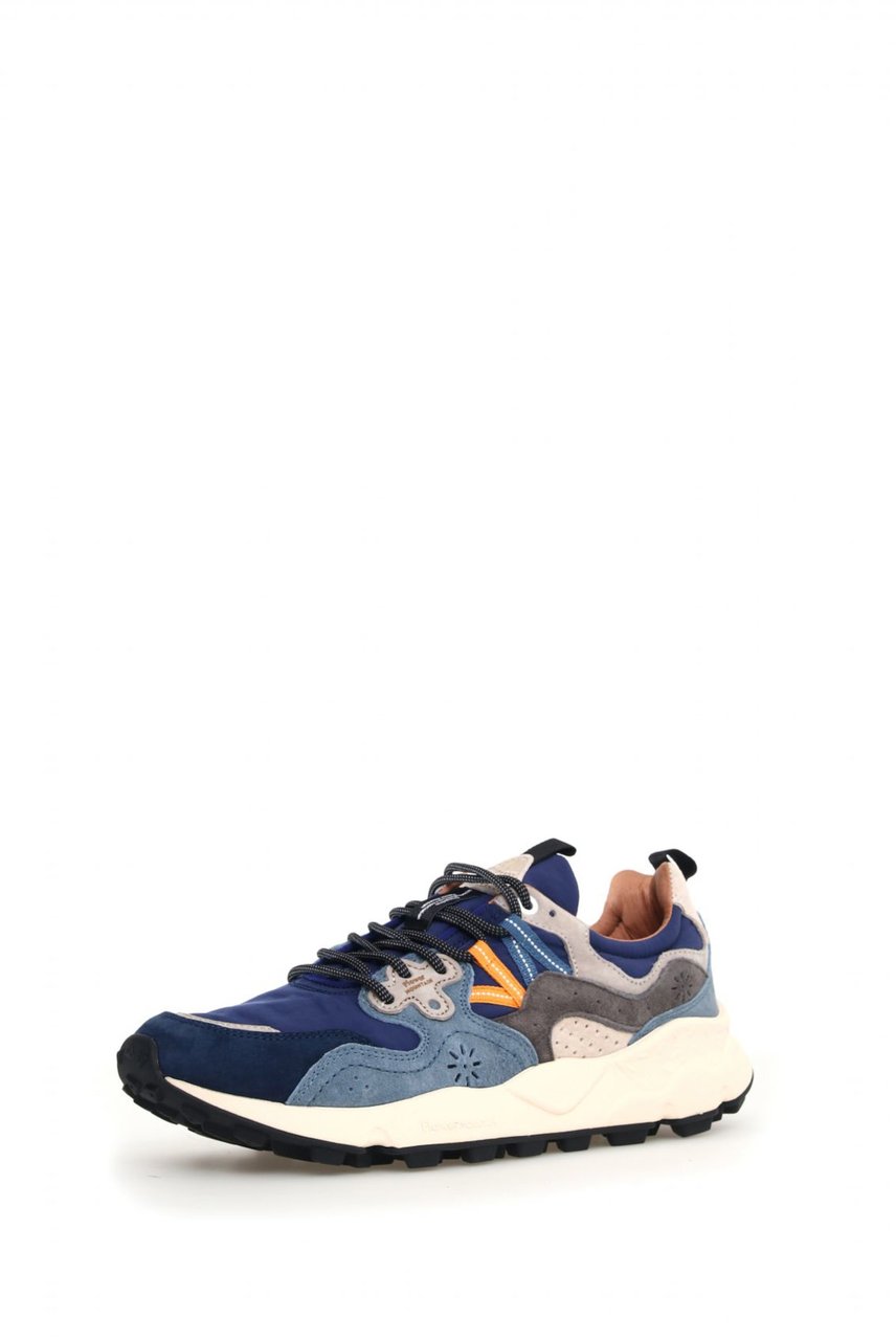 Flower Mountain Sneakers Bluegrey Blauw
