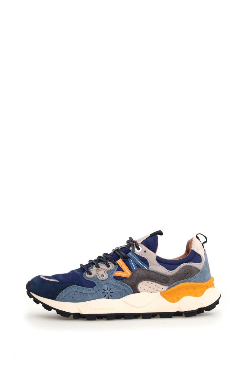 Flower Mountain Sneakers Bluegrey Blauw