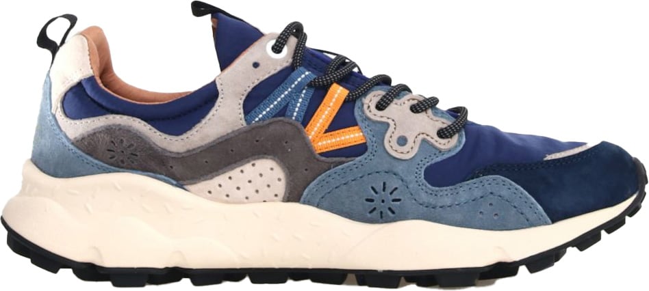 Flower Mountain Sneakers Bluegrey Blauw