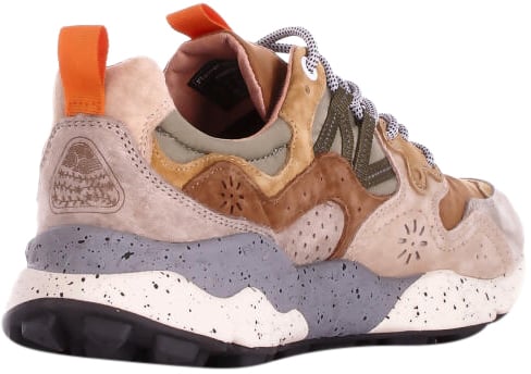 Flower Mountain Sneakers Brown Beige Bruin