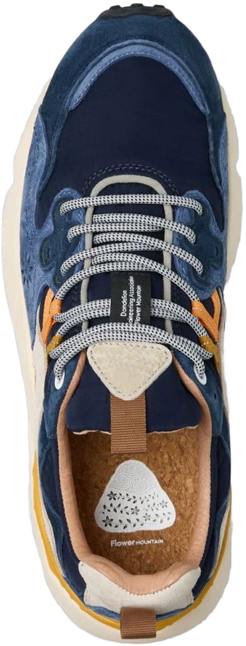 Flower Mountain Heren Yamano 3 Sneaker Blauw Blauw