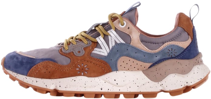 Flower Mountain Sneakers Brown Blu Depth Bruin