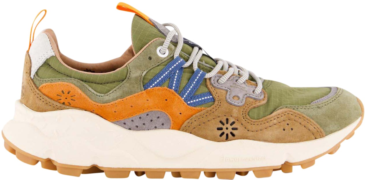 Flower Mountain Heren Yamano 3 Sneaker Groen Groen