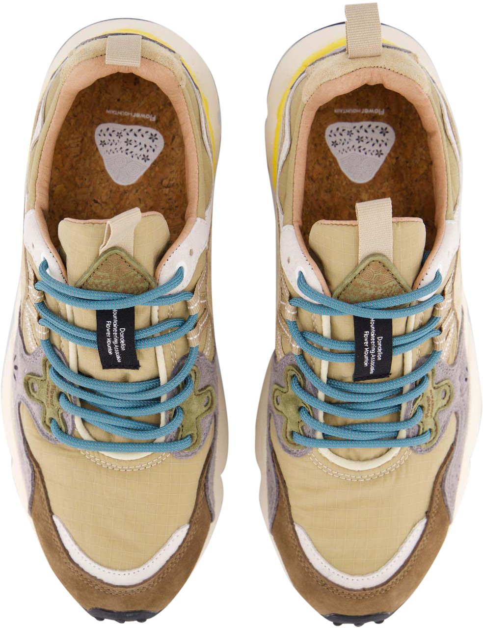 Flower Mountain Heren Yamano 3 Sneaker Beige Beige