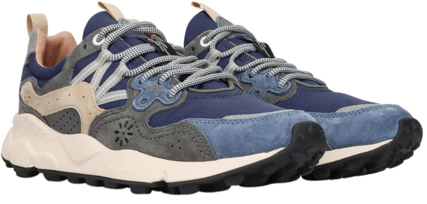 Flower Mountain Sneakers Blue Blauw